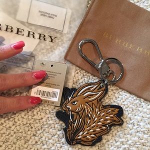 NEW! Burberry bag/ key-charm
